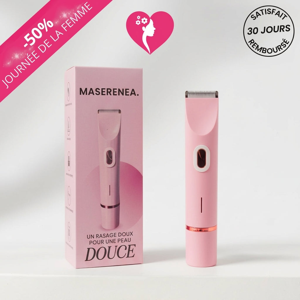 Rasoir MASERENEA™ - Retrouvez une peau lisse et douce, sans irritation ni douleur